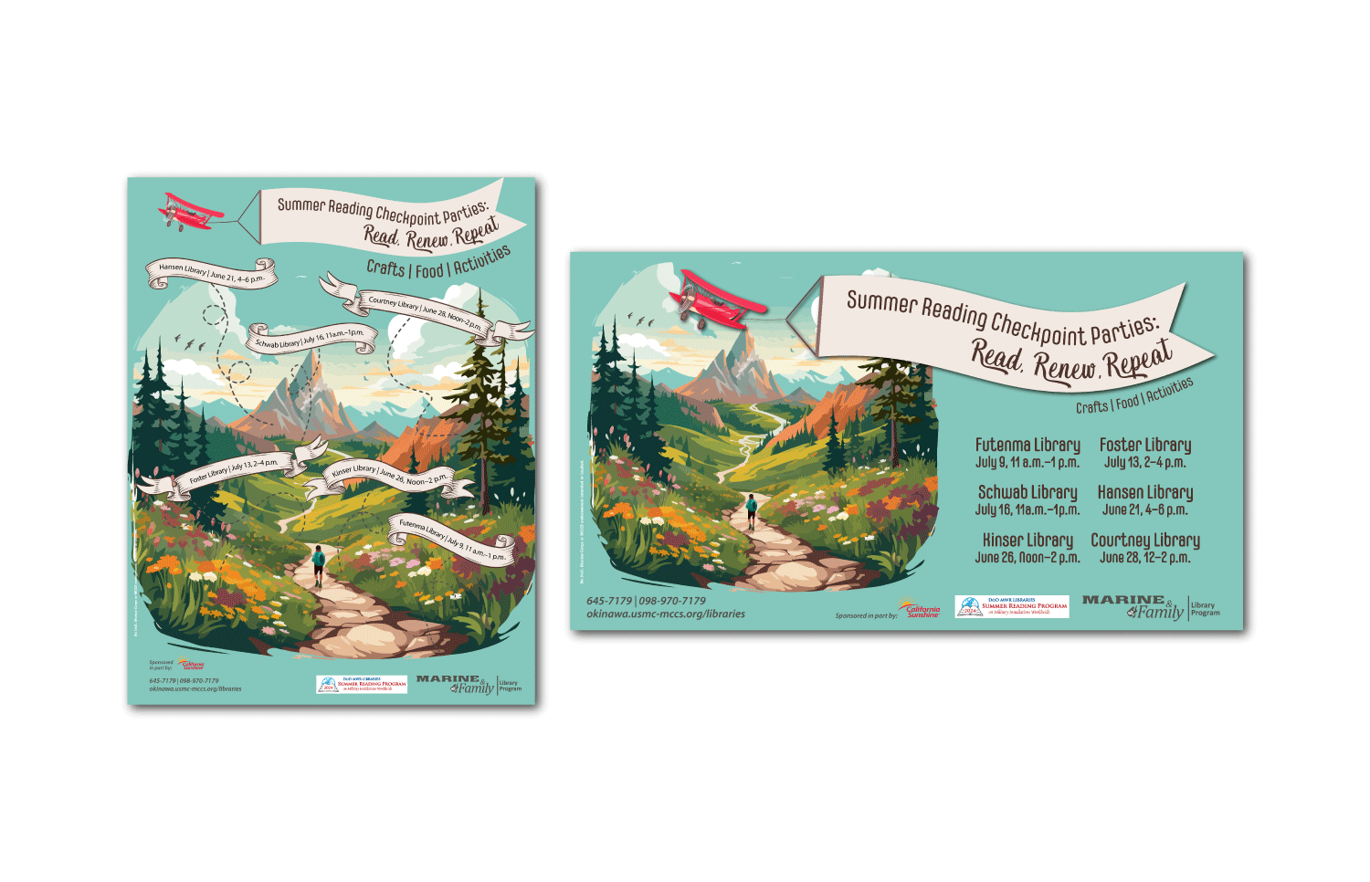 Library Party Advertisement